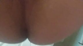 Skirt facesitting POV euro twink gagging on sloppy slobber