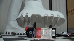 Tanja makes me cum under her monstrous boots - Cam 2