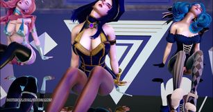 Rumor Seraphine Gwen Caitlyn sexy striptease
