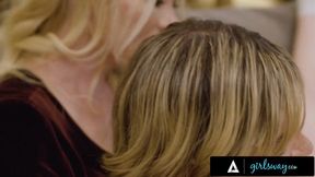 Unexpected Encounters: Demi Hawks Stunned by Serene Siren and Chloe Surreal's Bold Moves!