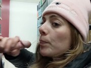 Heather Kane almost caught Sucking Cock in Public Library