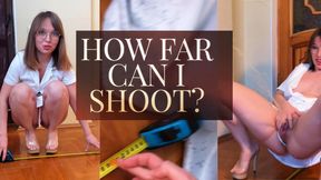 HOW FAR CAN MY PUSSY SHOOT? POWERFUL LONG STREAM 😈