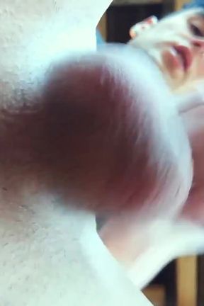 Pulsating Tight Asshole and Rubbing Cum on the Camera Lens