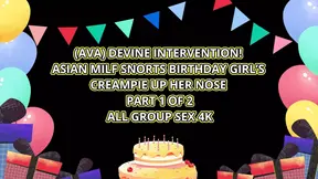 Hot MILF Alexis Monroe snorted in wild FFM threesome