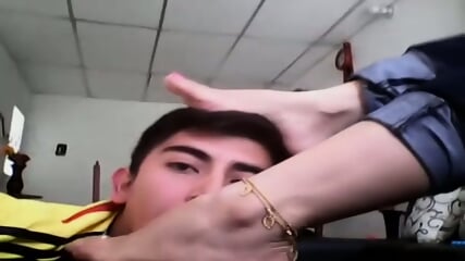 Horny Male Foot Slave Sucking His Mistresss Sexy Toes Nice And Slowly  Kinky4Ever