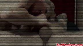 Blonde amsterdam hooker rides tourist cock