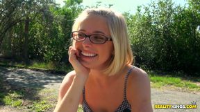 Lewd young nerd teen memorable adult scene