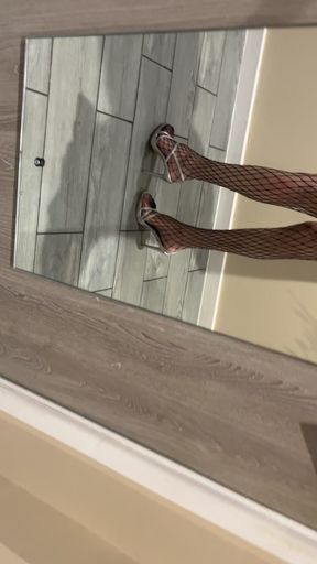 Walking in 5inch heels