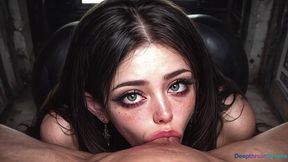 tunnel throatpie for a hungry slut, she cann`t forget my big dick(ai)