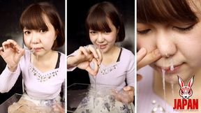 Thick, Salty, Transparent: Yuzu Shinkawa’s Snot in POV Close-Up