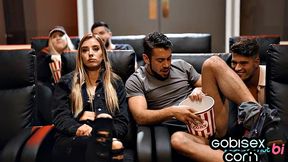 sexy skinny babe fucked by jocks