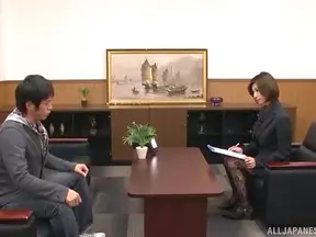 Akari Asahina Tempts Her Curiosity by Riding His Hard Dong Deeply