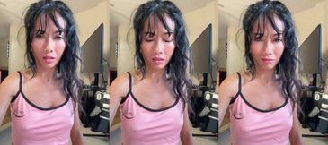 Thai skinny ladyboy destroyed from workout at home