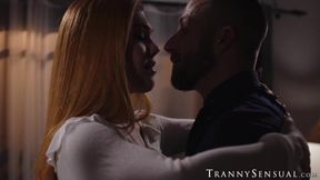 Trans Daisy Taylor  her cock into  Joel Someones married ass
