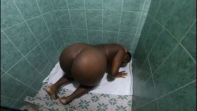 stepsis broke boyfriend left her big boobs ass to give me a silent golden shower with sloppy messy throat teaser - mastermeat1