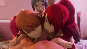 Persona 3 FFFM Foursome