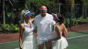 Phoenix Marie and Kelsi Monroe Take JMac's Hard Cock in Every Hole.