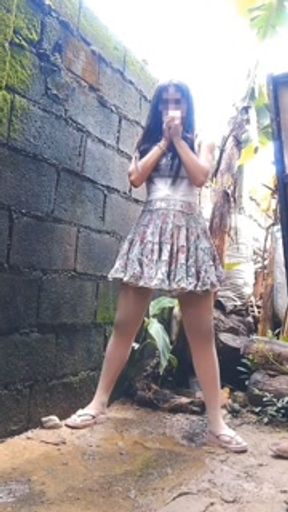 The woman peed herself in fear when she saw something terrifying