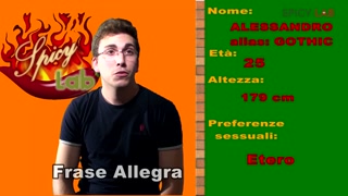 Casting: Gothic's first porn video, when his adventure with SpicyLab began