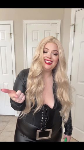 Femdom POV: Vaping, Breath Play, and Sissification