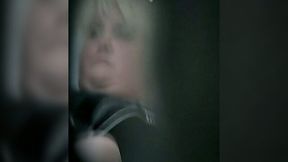 Amateur blonde white BBW lady visits gino and shows her pussy