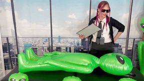 Agent J final ALIEN FOOTJOB exam for MEN IN BLACK - JENNY JETT - HIDEF