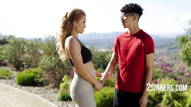 Sedona Reign as hot stepmom seduces her stepson Diego with bold moves