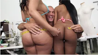 Selena Adams and Aaliyah Grey model bikinis for Sean Lawless big cock