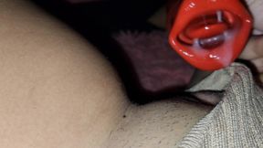 Juicy morning wank session that leaves you screaming 'Honey kiss me' with creamy climax&#x1F680; release.