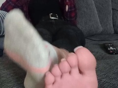 Milf school principal having a foot fetish in her office
