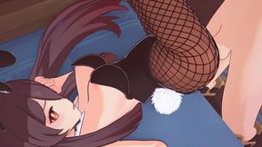 Hu Tao Bunnygirl Genshin Impact Animation #11