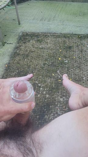Jacking Off Outside
