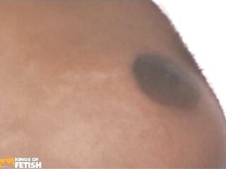 Black honey gets her snatch banged unfathomable by a white man POV style after short porn interview
