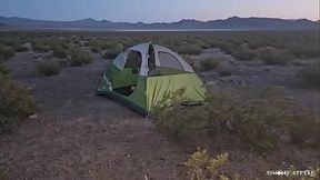 Desert Camping Squirt Session