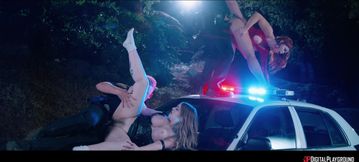 Van Wylde's Wild Blonde Encounter Ignites Outdoor Passion Heat