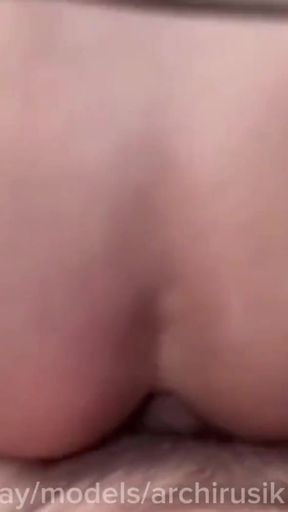 Emotional moment from &quot;Femboy, like a bitch, seduces with a big cock and a smooth ass in public, and for that, he gets fucked&hellip;&quot;