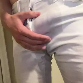 Twink Rewetting White Jeans