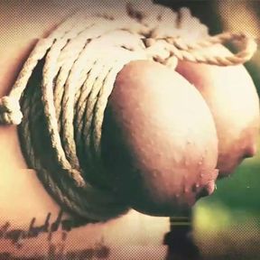 Bondage and BDSM Teen punished and fucked outdoors