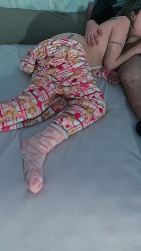 Stepsister sucked his cock until she got all the cum out of it.   Clip 3