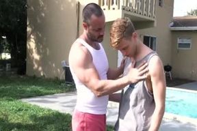 insane Sonny Seduces lustful Muscle Dad With ample wet Coc