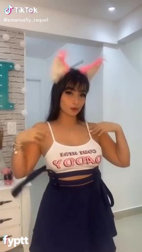 Sexy girl in cat ears