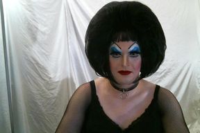 Heavy Makeup Drag Queen SlutDebra Say Hi