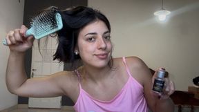 Morning Hair Brushing Fetish