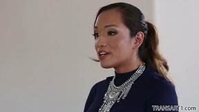 Chad Diamond spanked and fucked by TS Jessica Fox