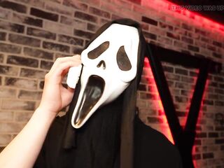 Slasher Villains Vs. Inexperienced Cutie Monika Fox Team fuck Scary Coarse Bang!