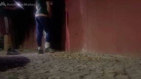 Amateur horny boys street encounter