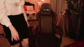 Stepmom Rips Tights & Begs Stepson to Fuck Her Cunt