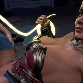 Pumping Wonder Woman Full Of Hot Cum