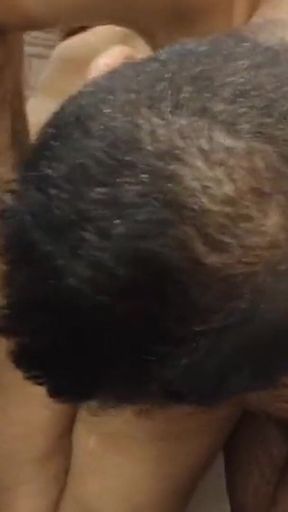 Wife Cheated Her Husband and Eating Cum of His Ex Boyfriend in Bathroom