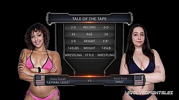 Daisy Ducati vs Kyra Rose Female Wrestling